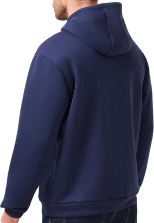 Чоловічий теплий худі з капюшоном (синій, L)