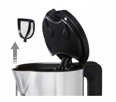 Електричний чайник Bosch TWK8613P, 2400 Вт, 1,5 л, чорний