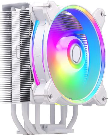 Cooler Master Hyper 212 Halo White - Кулер для CPU з RGB підсвічуванням, чорний, LGA1700/AM5