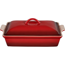 Каструля LeCreuset з керамічним покриттям, червона