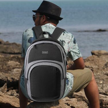 Рюкзак для підлітка/чоловіка/жінки, 35л, USB-порт, 15.6