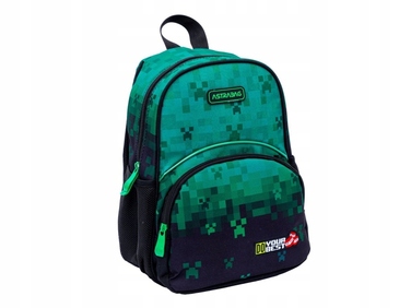 Дитячий похідний рюкзак AstraBag Do Your Best, зелені пікселі, 5 л