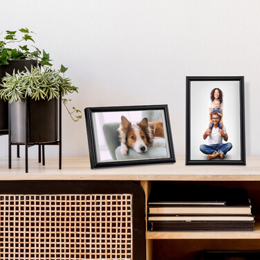 Relaxdays 2-Piece Picture Frame Set, 5x7 inches
