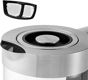 WMF LONO 2-in-1 Tea and Kettle Stainless Steel, New. WMF LONO 2-in-1 Tea and Kettle, Single.