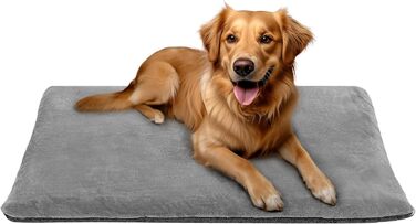 Тепла ковдра для собак та котів Navaris - м'яка термоковдра 100 x 70 см - сіра