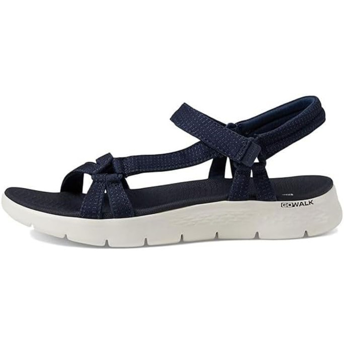 Сандалі жіночі Skechers Go Walk Flex (42 EU, широкі, блакитні) - зручне взуття для прогулянок