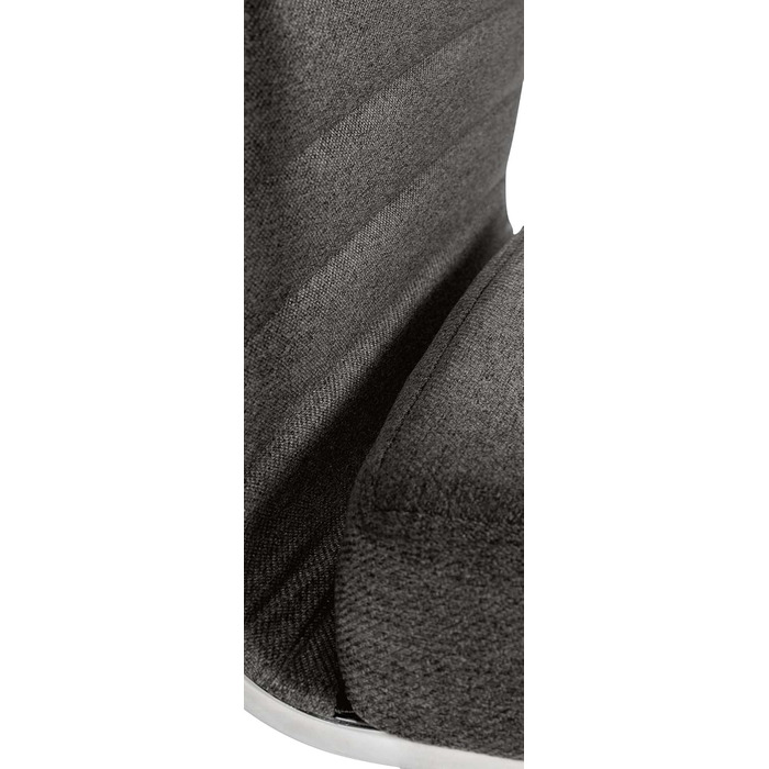 Ергономічне крісло для офісу CLP Amadora I, регульована висота, поворот на 360°, тканинне покриття, міцне, вантажопідйомність 120 кг, темно-сірий колір