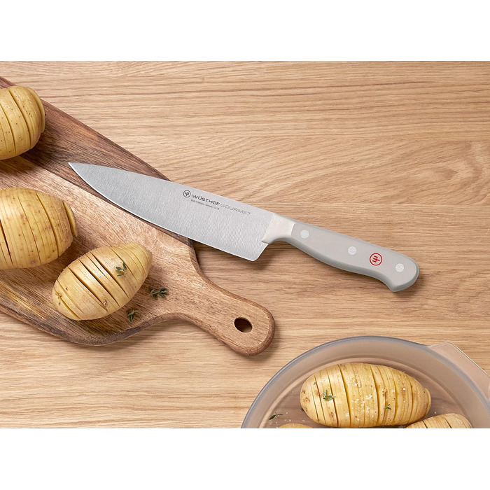 Кухонний ніж WÜSTHOF Gourmet для овочів та м'яса, сталь, сірий, 16 см