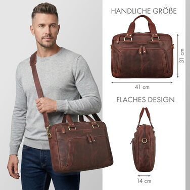 Сумка чоловіча ROYALZ Chicago Leder 15.6