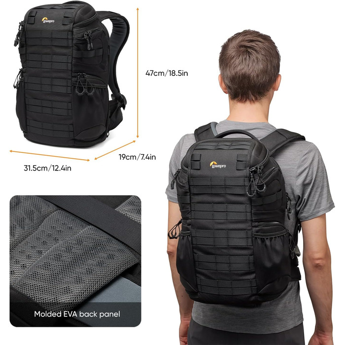 Lowepro ProTactic 350 AW II: Рюкзак для камери та дрона з відділенням для MacBook 13