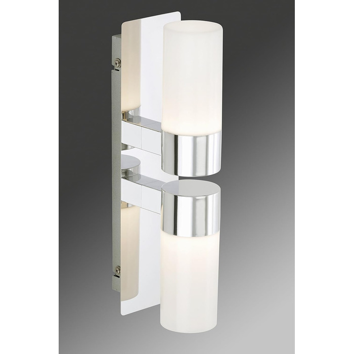 Briloner Leuchten LED Bathroom Lamp, Wall Light, Bathroom Lamp, Bathroom Fixture, Bathroom Ceiling Light, LED Bathroom Fixture, Bathroom Ceiling Lights, Bathroom Ceiling Lamp, Bathroom Wall Lights, Mirror Bathroom Lamp, Chrome