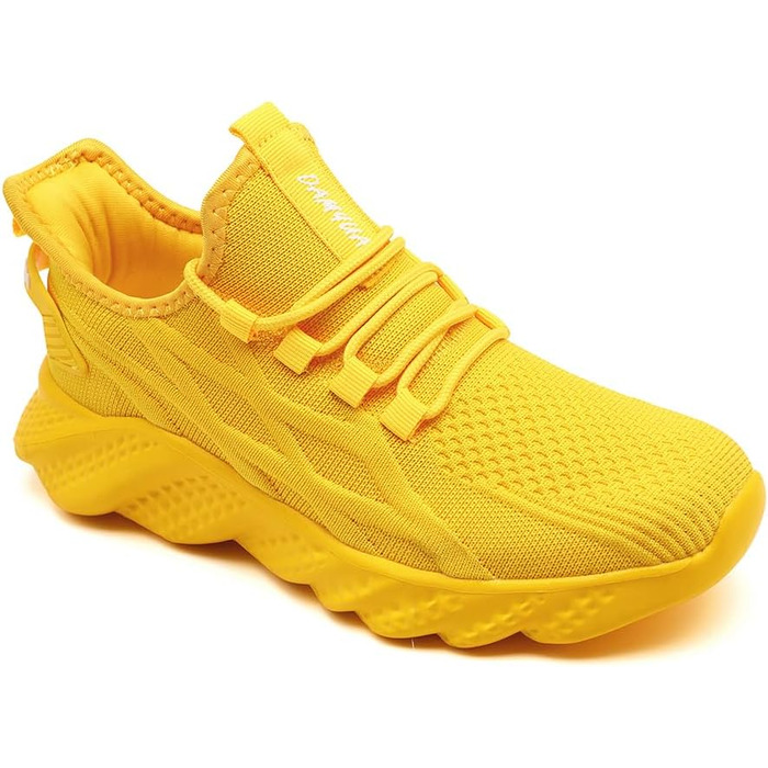 Жіночі кросівки для ходьби, бігу та трекінгу - EGMPDA, жовті, розмір 38 EU