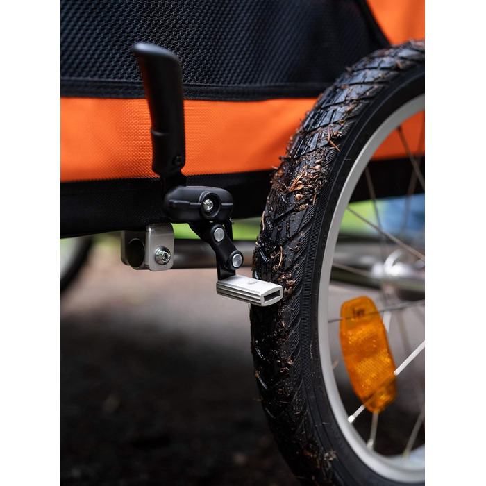 TrendPet DogBus S - Підвісний велосипедний причіп для собак з алюмінію, для малих та середніх собак