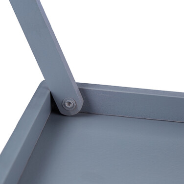 Relaxdays Bamboo Bed Table - Grey