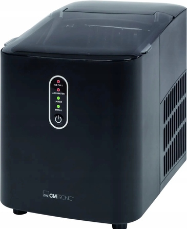 Льодогенератор Clatronic EWB 3798, чорний, 120 Вт