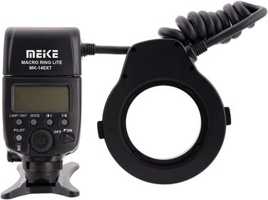Кольцевий спалах Makro i-TTL Ringblitz для Canon EOS з LED підсвічуванням, стандартний ISO-роз'єм для штатива