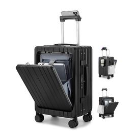 Чорний валіза-ролер Sea Choice з відділенням для ноутбука 15.6