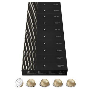 Кава Nespresso Vertuo Signature Barista Creations, 50 капсул (230 мл), світла та темна обжарка, для молочних напоїв, сумісна з VERTUO