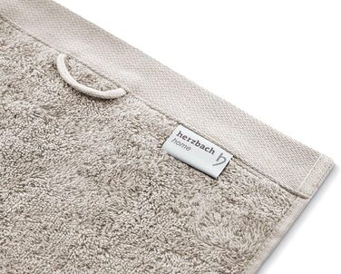 Рушники Herzbach Home Premium, 50 x 100 см, 4 шт. (пісочний колір) – 100% бавовна, преміум-якість