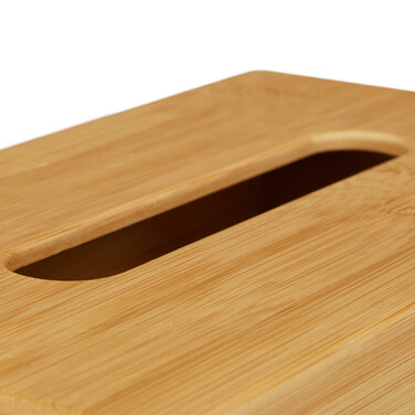 Relaxdays Cosmetic Tissue Box Bamboo 27.5 cm