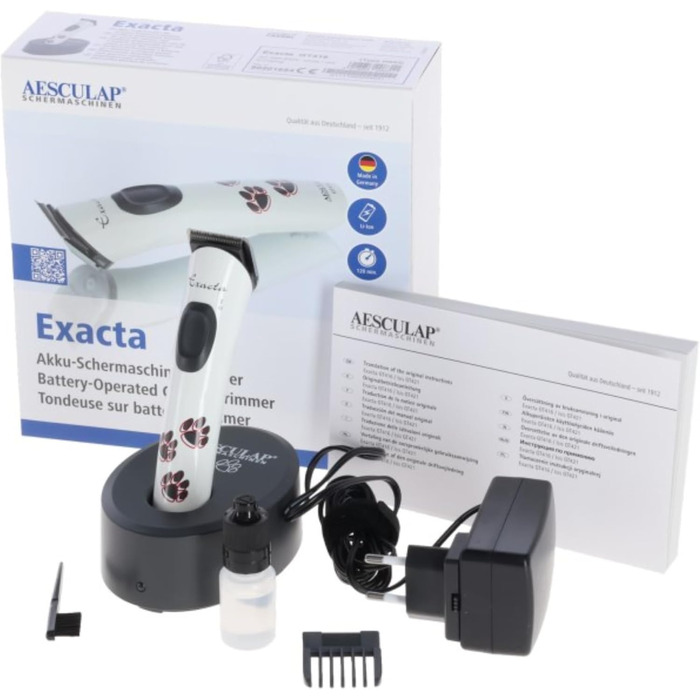Машинка для стрижки собак та котів Agrarzone Edition Aesculap Exacta - з запасним ножем, тиха та без вібрації