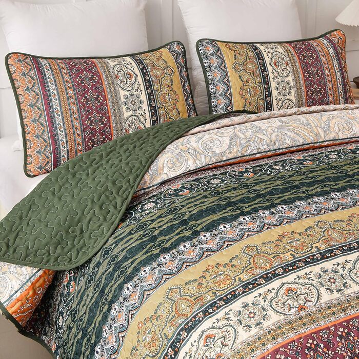 Пухова ковдра WONGS Bohemian, розмір King, 261.6 x 228.6 см, жовто-помаранчевий колір, 3 шт.