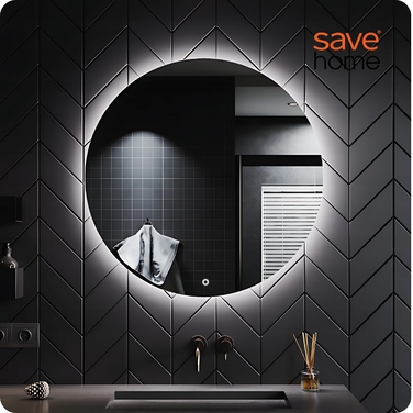 Настінне кругле дзеркало Save Home, 800 x 800 мм