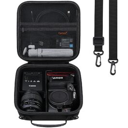 Сумка для фотоапарата Canon EOS 2000D/R100/R50/R10/250D/R50V/R7/R6 II та Sony Alpha 6700/6400 + об'єктив 18-55mm, чорна