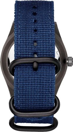 HANPOSH чоловічий годинник: тактичний годинник для військових, армійський годинник з датою, водостійкий (3ATM), кварцовий годинник для активного відпочинку та спорту (блакитний, сірий, блакитний)