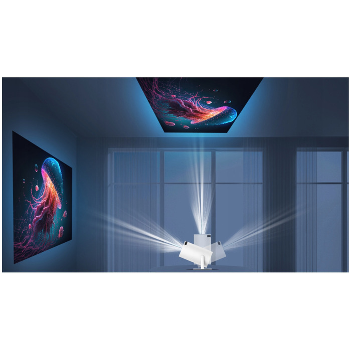 Смарт-проектор HY300 PRO 2026 Android 13, 2/16ГБ, HD + 4K, WiFi, з поворотним корпусом