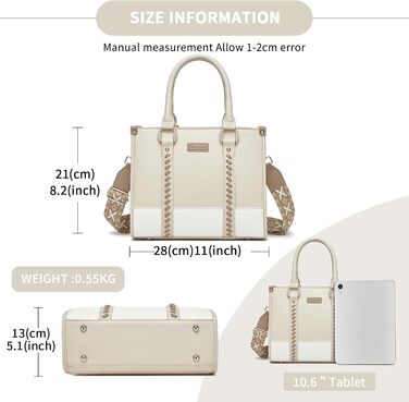 Сумка жіноча Miss Lulu середнього розміру через плече, бежева (4-2) з рельєфним малюнком лічі, з внутрішніми кишенями для роботи, відпочинку та повсякденного використання