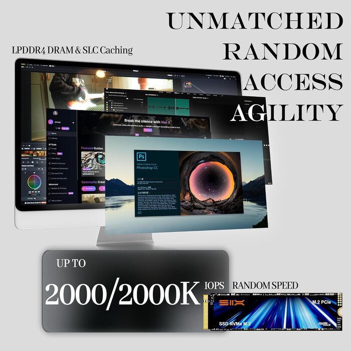 SSD X15000 2TB NVMe PCIe 5.0 M.2 - Внутрішній SSD для ігор та ноутбуків