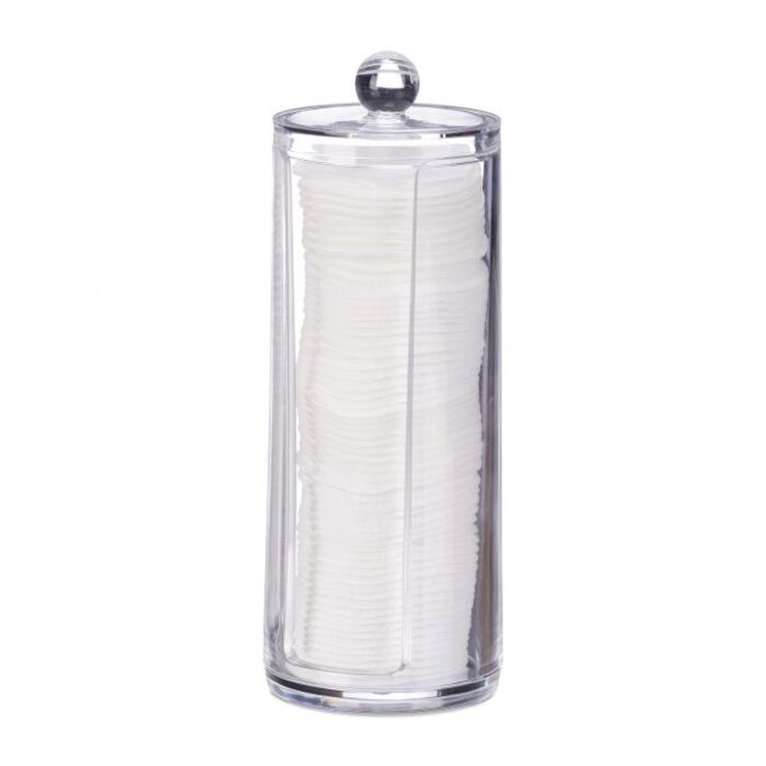 Relaxdays cotton pad dispenser with lid
