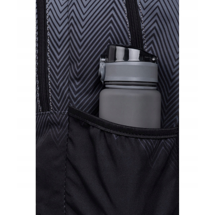Шкільний рюкзак CoolPack багатокомパートментний, чорний, 27 л, з відділенням для ноутбука
