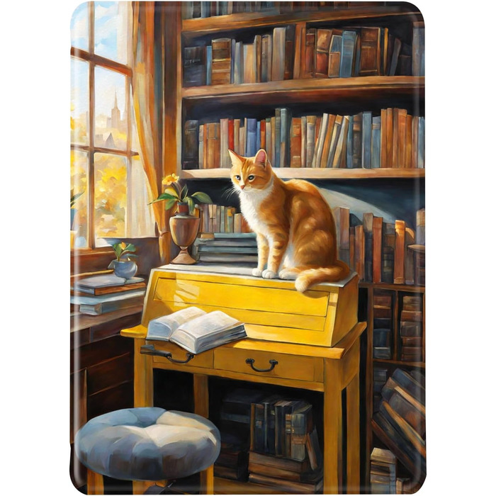 Чохол для Kindle Paperwhite 12-го покоління (2024) Flip з силікону, чохол Colorsoft з автопробудженням/засипанням, PU/TPU, чохол-книжка для Kindle, дитячий/жіночий дизайн, Signature Edition, 7