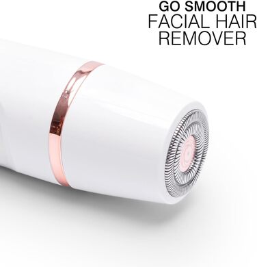 Електричний жіночий прилад для гоління та тримера бікіні Rio Go Smooth, вологостійкий, для ніг, під пахвами, інтимної зони, акумуляторний