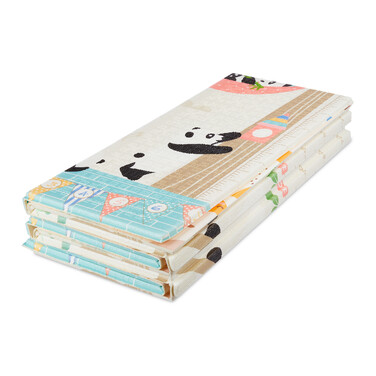 Relaxdays Foldable Play Mat with Animal Motifs