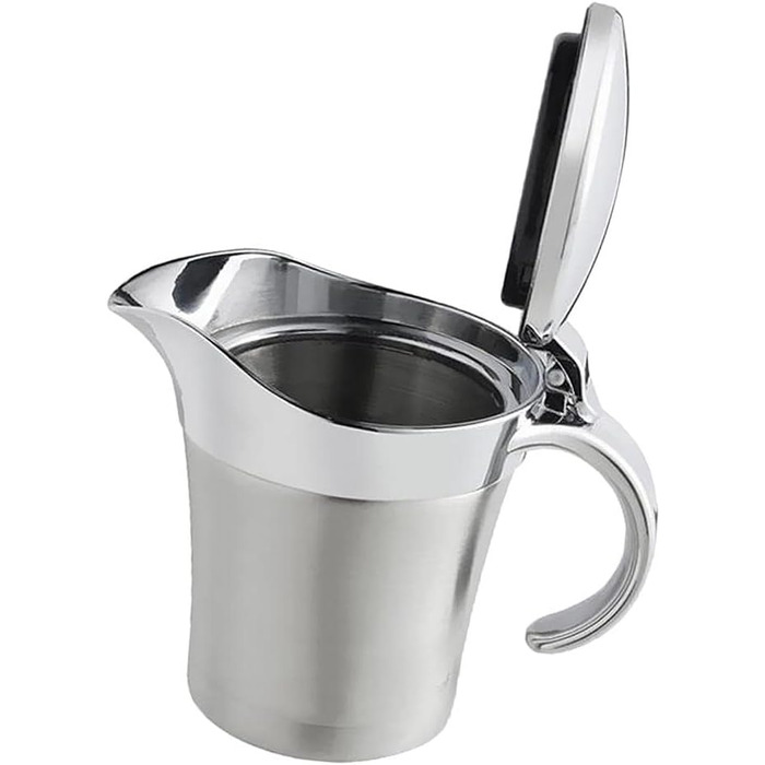 HomeDecTime 2 x Double-Walled Sauce Bowls Stainless Steel Thermal Sauce Pot