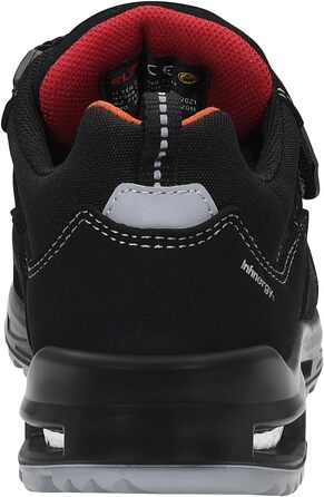 Робочі черевики ELTEN Scott XXT ESD S1PS, текстильні, чорні, для жінок та чоловіків, з пластиковою захисною капами (легші за сталеві), спортивні, 37 EU