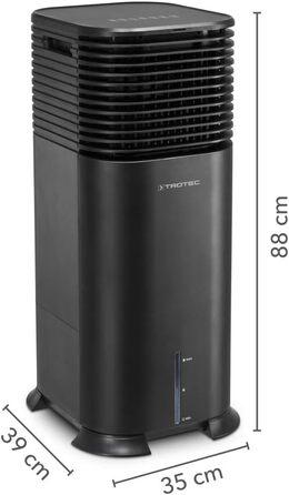 Охолоджувач повітря Trotec PAE 50: 4-в-1 – кондиціонер, вентилятор, очищувач повітря, зволожувач, 20 л бак, 4 швидкості, таймер, іонізатор