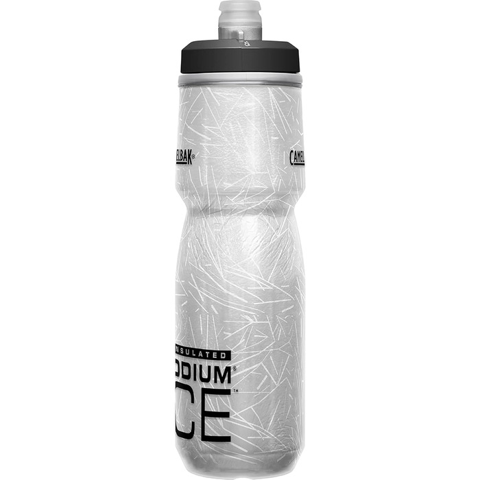 Camelbak Podium Ice Sport Water Bottle, Squeeze Bottle, for Running, Cycling, Hiking Black