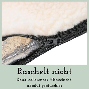 Самогріюча ковдра для собак Fellou 90 x 64 см - тепла, миюча, без хрускоту, бежева