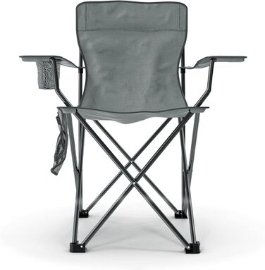 Stagecaptain CSB-5282 GY: Складний крісло-пляжний стілець для кемпінгу, фестивалів, саду та пляжу - сірий