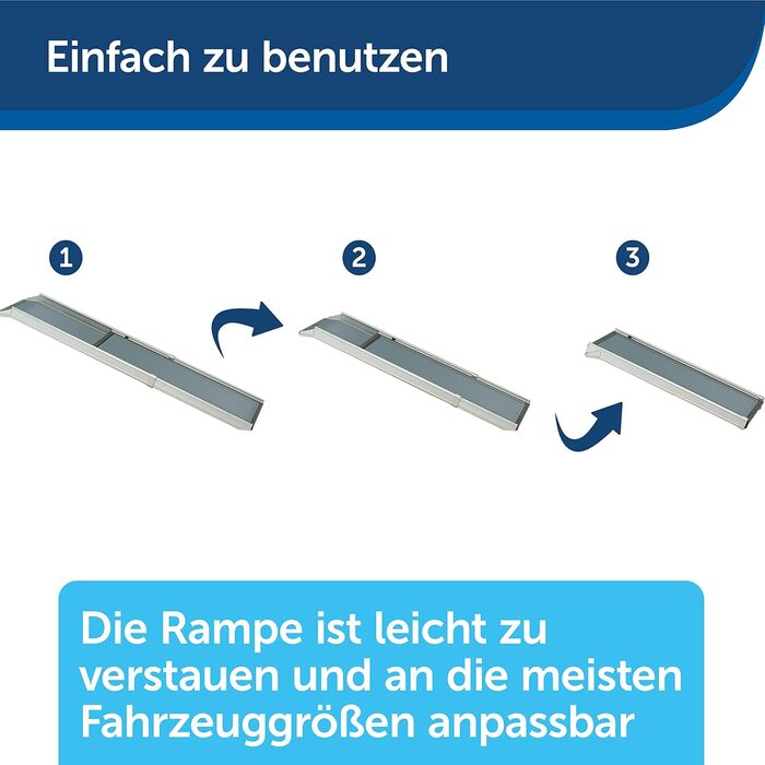 PetSafe Happy Ride телескопічна рампа для собак XL, до 136 кг, нове покоління
