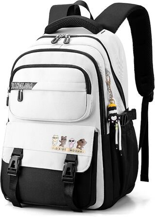 Шкільний рюкзак IvyH для дівчаток та хлопчиків, 15.6