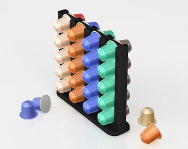 Тримач для капсул Nespresso NewGround Designs (40 капсул) - органайзер, стійка, настінний