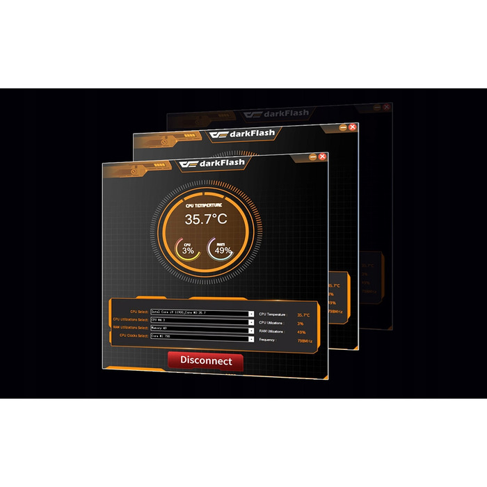 Рідинне охолодження процесора Darkflash DN-D360 3x 120мм 1800 об/хв Білий