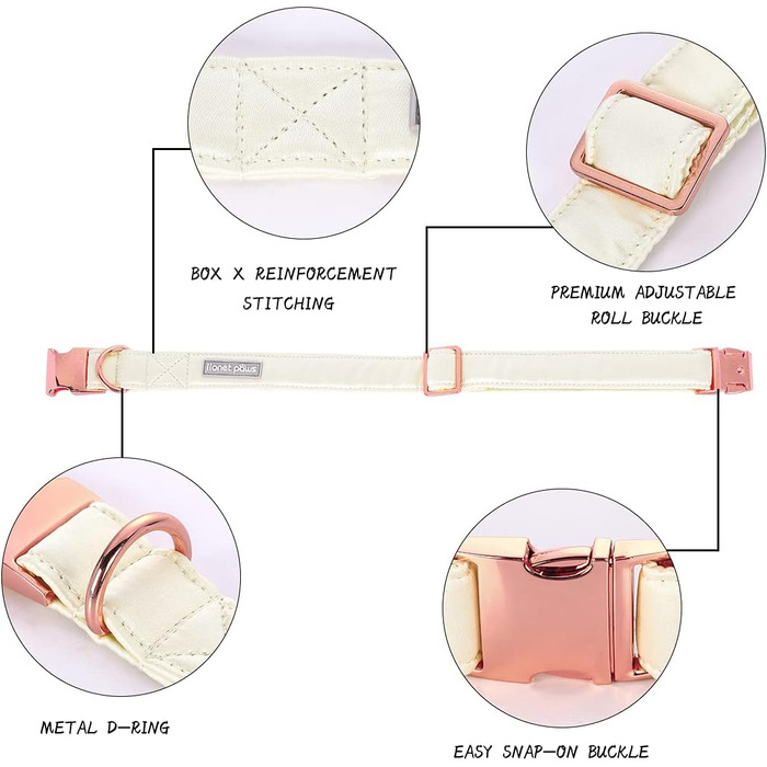 Нашийник для собак Lionet Paws з краваткою - комфортний шовковий нашийник зеленого кольору для маленьких собак, знімний аксесуар, розмір 25-40 см (M, 1 шт.)