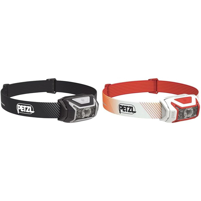PETZL Actik Core – акумуляторний налобний ліхтар (сірий, універсальний розмір, комплект з ліхтарем)