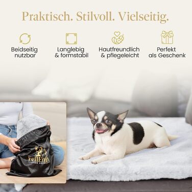 М'яка ковдра для собак та котів, 100x70 см, Cashmere Gray